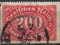 Germany 1922 Numbers 200 Red Scott 200. Alemania 1922 Scott 200 u. Uploaded by susofe